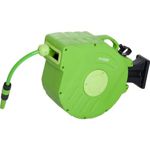 Outsunny hose reel holder Mural holder 15m Roll-up automatic rotating 180