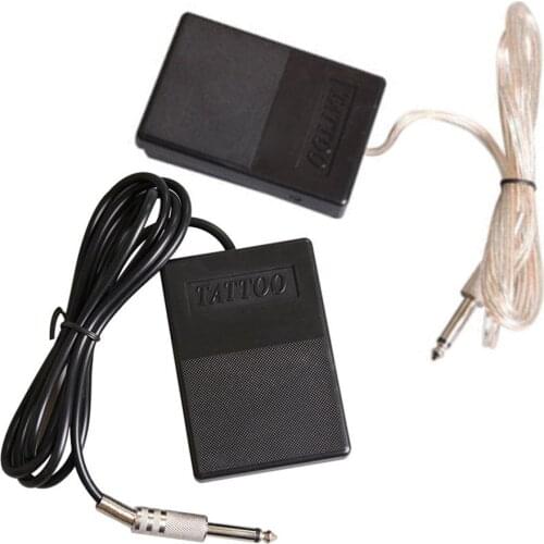 Black Silver Tattoo Pedal Foot Pedals Switch Pedals for Tattoo Machine Anti Slip Foot Tattoos Pedal Tools