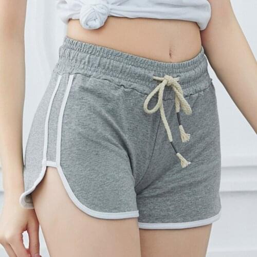 2021 Simple Women Casual Shorts Patchwork Body Fitness Workout Summer Shorts Female Elastic Skinny Slim Beach Egde Short Hot