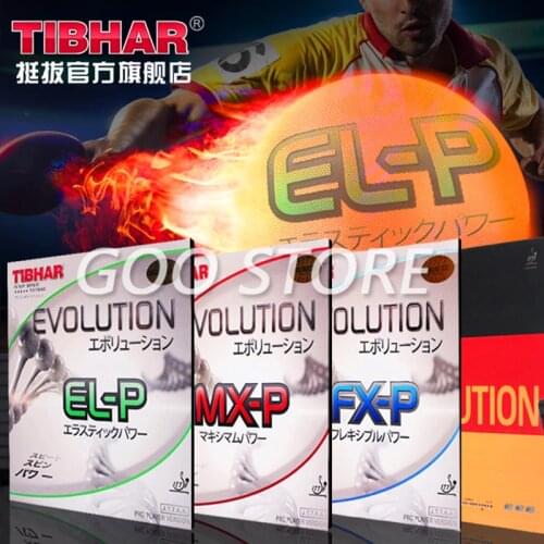 TIBHAR EVOLUTION MX-P EL-P FX-P Pimples in with sponge Table Tennis Rubber Ping Pong tenis de mesa