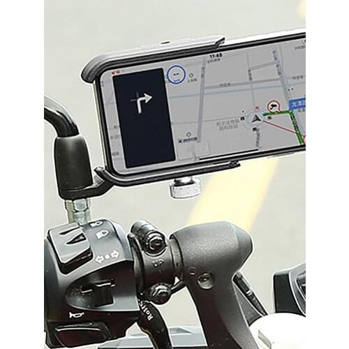 Universal Bicycle Mobile Phone Mount Holder 360 Degrees Rotate Moutain Road Bike Phone Stand For 4.5-6.8inch Smartphone And GPS