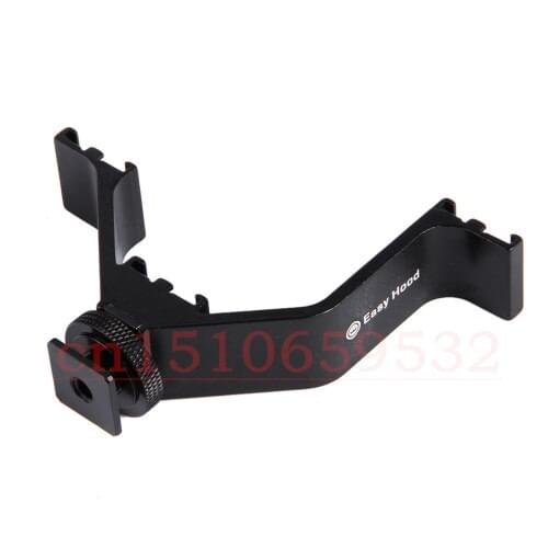 V-Shape 10.5cm Flash Wide Metal Triple Hot Shoe Bracket For Photography DSLR Micophone