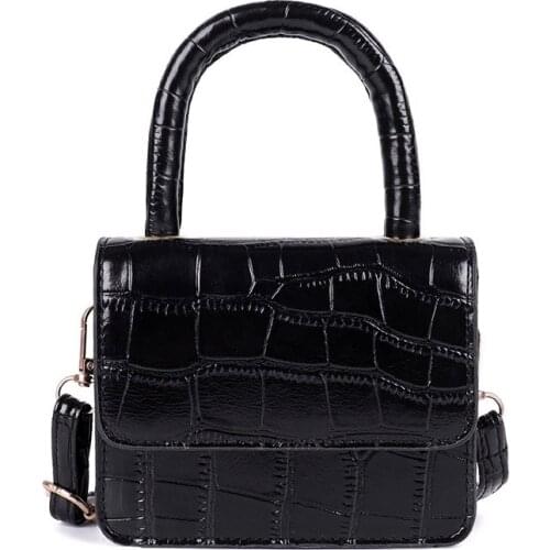 2021 Summer New Quality PU Leather Womens Designer Handbag Lock Shoulder Purse Messenger Bag Mini Square Flap Crossbody Bag