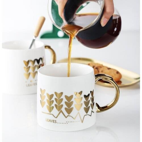 Glod Hearts Sophie Coffee Mugs with Lid Drinking Water Tea Coffee Cup Creative Gift