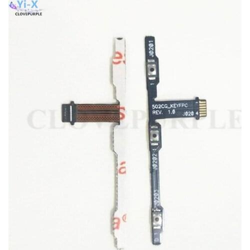 10PCS/Lot Power Switch ON/OFF Volume Side Button Key Flex Cable For ASUS Zenfone 5 Lite A502CG