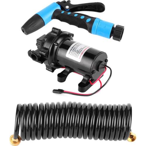 12V Car Washer Pump High Pressure Auto Wash Gun Self-priming Washing Pumps Rv Boat Marine Cleaning Device Sprayer
