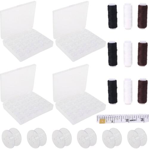 30/100pcs Metal Sewing Machine Bobbins for Brother Singer Babylock Janome Embroidery Craft