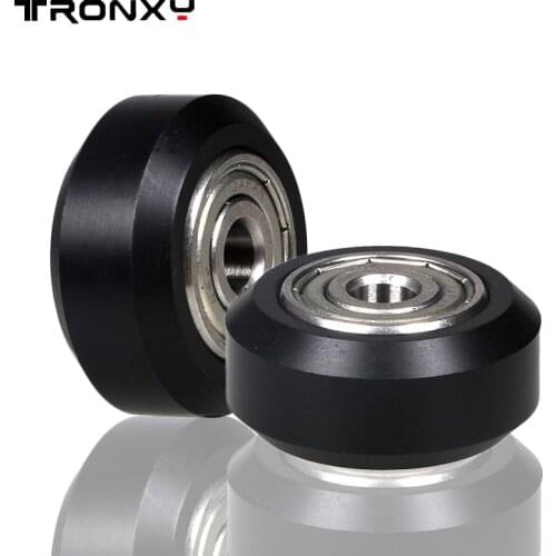 5pcs/lot Plastic wheel with ball Bearings Passive Round wheel Idler Pulley Gear perlin wheel for 3d printer parts