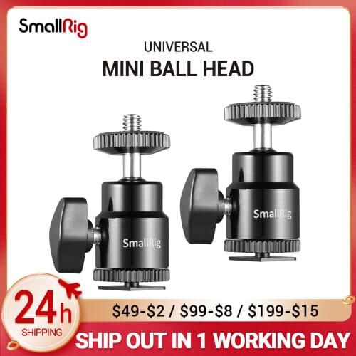SmallRig LCD Monitor Shoe Adapter 1/4" Camera Hot Shoe Mount with 1/4" Screw for Canon, for Nikon, for Panasonnic - 761/2059