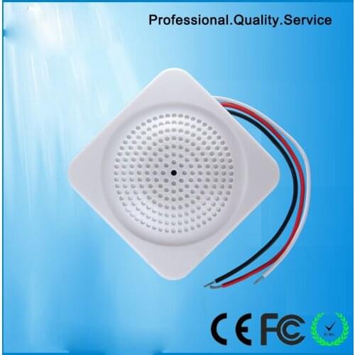 White CCTV Audio Monitor RCA Mic Microphone Sound Monitor Pick up For Cameras (SUPR-05)