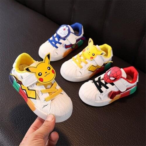 Disney childrens casual shoes sandals boy girl tide of new fund of 2021 autumn winters shoes toddler shoes baotou biscuits