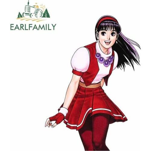 EARLFAMILY 13cm x 9.7cm for Asamiya Athena Waterproof Decal Scratch-Proof Trunk Car Sticker Windows Air conditioner Car Styling