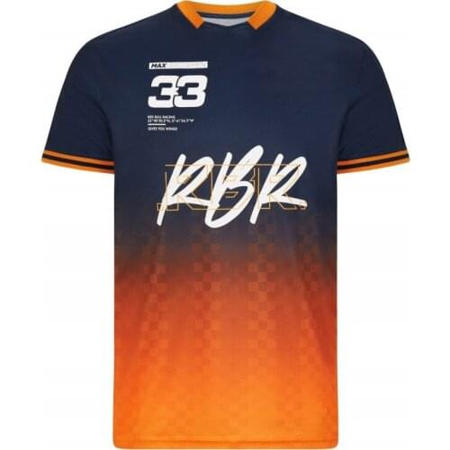 New 2021 Red Colour Bul F1 Team Racing Mens Quick dry Breathable Casual Short-sleeved Fashion T-Shirt Motorcycle Motocross