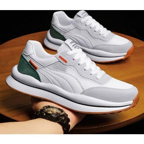 Summer 2021 Male Athletic Shoes Cheap Sport Trainers For Men Superstar Mesh Mens Running Shoes Rubber Sole Walking Shoe Man