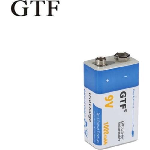 Lithium-handy usb wiederaufladbare gtf, 9v, 1000mah, li-ion, mikrofon, spielzeug, fernbedienung, direkt hochladen