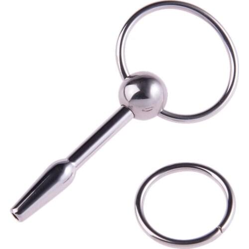 Small size urethral sound ball Prince Albert Wand penis insert sex toys