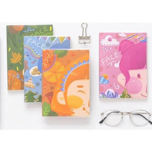 B5 Soft PVC Book Cover Korean Cute Kawaii Notebooks and Journals for School Students Diary Planner Notepad Stationery Supplies