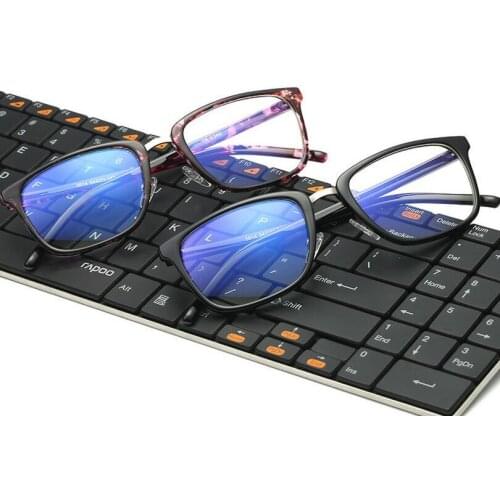 New Fashion Anti Blue Light Lenses Tr90 Glasses Full Frame Female Men Radiation Protection Computer Goggles Oculos De Grau