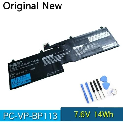 NEW Original PC-VP-BP113 2ICP3/53/94 Laptop Battery For NEC 7.6V 14Wh