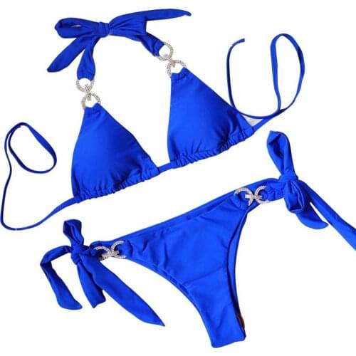 New Stylish Swimwear Padded Adjustable Polyester Push-up Bikini Set for Swimming Pool Beach Swimming Wear Suit