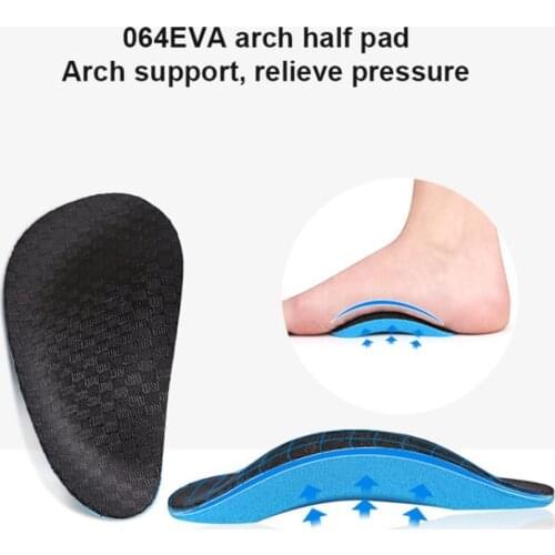 EVA Orthotic Insole Arch Support Silicone Insole Flat Corrector Foot Insert Flatfoot Shoe Cushion pad orthopedic Gel Z7S4