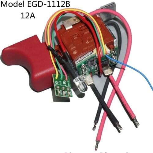 Electric Drill Switch For Defond Power Tool Screwdriver Speed Switch EGD-1112B 12VDC 12A Forward And Reverse Speed Switch