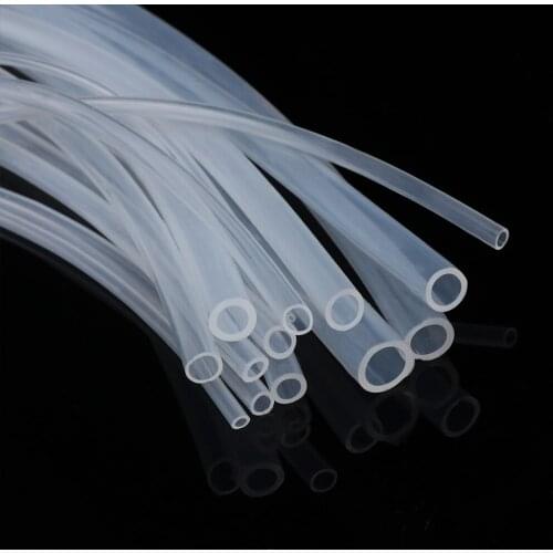 1 Meter Food Grade Transparent Silicone Flexible Tubing 3mm 4 5 6 7 8 9 10 to 60mm Out Diameter High Temp Resistance Hose