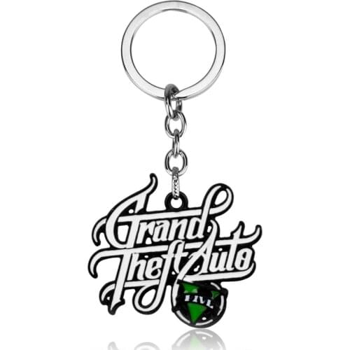PS4 Xbox PC Rockstar Game GTA V Grand Theft Auto 5 Keychain Best Gifts Keyrings Key Chain -30