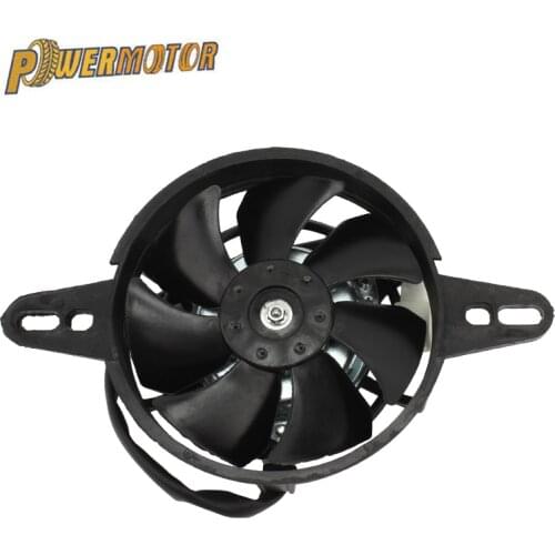 Motorcycle Cooling fan Oil Cooler Electric Radiator Engine Radiator Fit for 150cc 200cc 250cc ATV Quad Go Kart Buggy Motocross