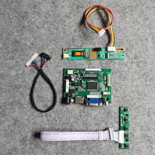 VGA AV 1-CCFL 1280*800 LCD matrix Fit HT141WX1/HT141WXB/HT154WX1 screen monitor controller drive board LVDS 30 Pin DIY kit