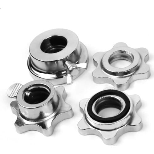 25mm Dumbbell Spin Lock Barbell Rod Bar Screw Nut for Fixing Dumbbell Plates Home Fitness Weight Training Equipment Accessories