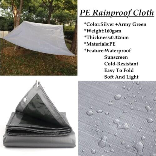 Thickness 0.32mm PE Tarpaulin Rainproof Cloth Garden Courtyard Succulent Plants Truck Waterproof Sunshade Cloth