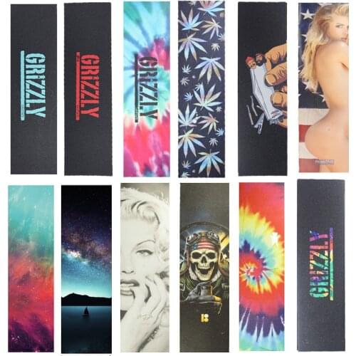 Top quality Skateboard Griptape Anti-Skid Skate Board Rough Sandpaper 84*23cm Fish Board Longboard Skateboard Grip Tape