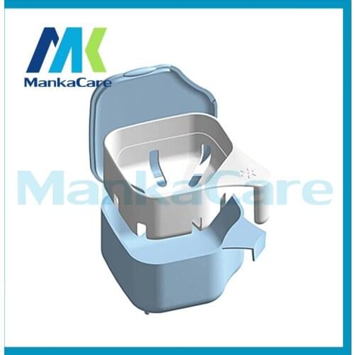 2 pcs Dentures Storage Boxes Denture cleaning storage box false teeth storage box denture cleaning cup Manka Care-Free Shipping
