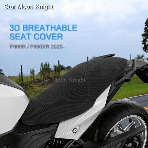 For BMW F900R F900XR Motorcycle Accessories Rear Seat Cowl Cool Cover 3D Mesh Net Waterproof Sunproof Protector 2020 2021