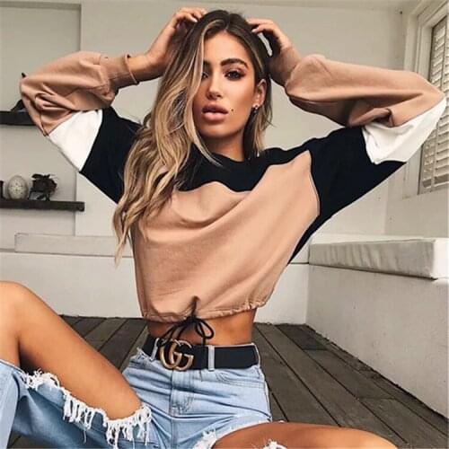 Женские короткие толстовки ARTFEEL China At AliExpress