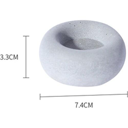 Concrete cement Candlestick silicone mold creative home decoration modern famil Ornament molds clay mould