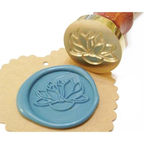LOTUS FLOWER YOGA Wax Seal Stamp