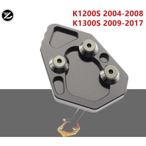 For BMW K1300S 2009-2012 K1300R 2009-2013 K1300 S/R K1200S 04-08 K1200R K1200 S/R Side Stand Kickstand Enlarge Extension Pad