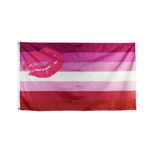 Gay Pride Flag Flag 3x5 Lesbian Pride Flags Pride LGBT Wall with kiss flag banner
