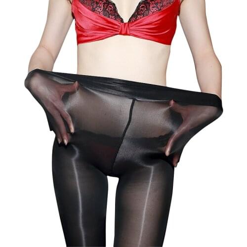 8D Super Elastic Magical Stockings,high Elasticity,anti Hook Sexy Oil Shiny Pantyhose, Shining Gloss Hose Tights Women