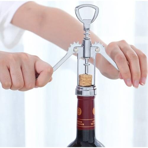 Metal Bottle Opener Red Wine Bottle Opener Red Wine Corkscrews Essential Tools for Bars Kitchen Gadget Openers Wine Accessories