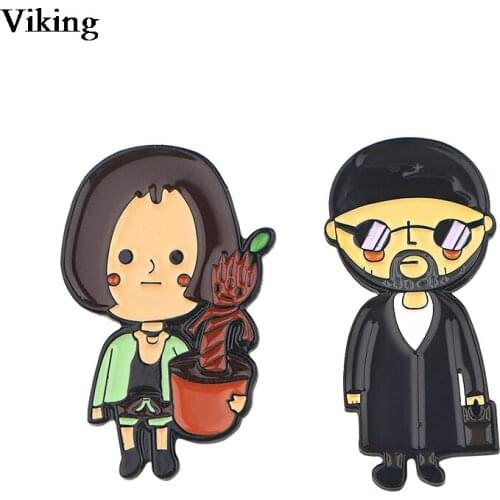 Movie Badge Cute Cartoon Brooches Enamel Lapel Pins Backpack Pins Clothing Accessories T-shirt Skirt Brooches Couple Gift G0853