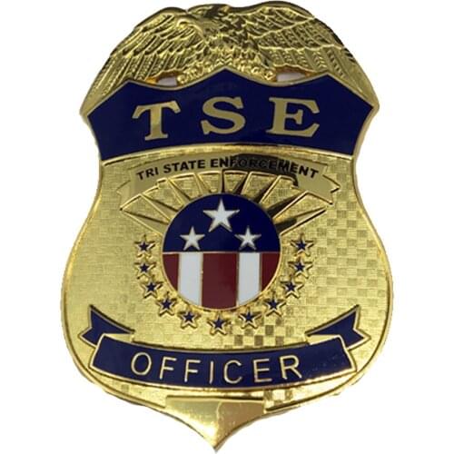 Badges custom challenge coin badge cheap custom metal 3D eagle badges with pin