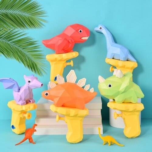 2021 New Childrens Cartoon Baby Summer Bath Water Swimming Toy Cute Beach Tyrannosaurus Water Spray Toy