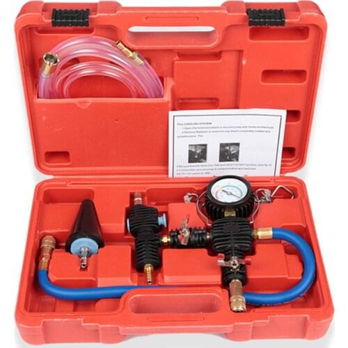 New!Auto Car Radiator Cooling Antifreeze Replacement Tool Kit Vacuum Pump Coolant System Antifreeze Injector