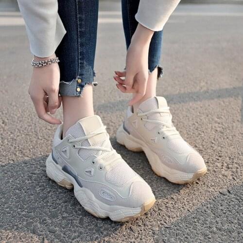 New Spring Designer Womens Mesh Shoes Lightweight Platform Walking ShoesWomens Fashion Sneakers Casual Shoes U13-18