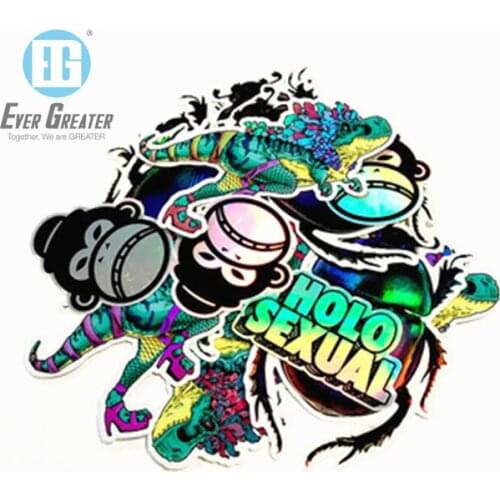 Wholesale Clear Private Holographic Stickers Security Effect Hologram Sticker