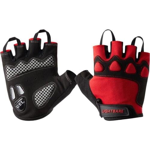 Lightbare Series Complete Cycling Gloves Half Finger Bicycle Gloves 4MM Liquid Gel Padding for Men and Women