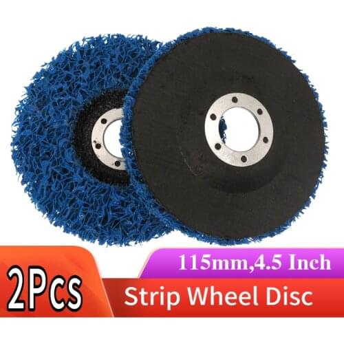 4.5 Inch 115x15mm 2Pcs/set Blue Grinding Sanding Disc Wheel for Angle Grinder Abrasive tool